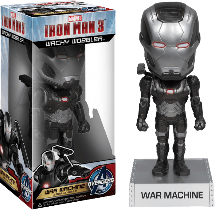 FUN3112 Iron Man 3 - War Machine Wacky Wobbler - Funko - Titan Pop Culture