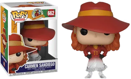 FUN32452 Where in the World is Carmen Sandiego - Carmen Sandiego Fade US Exclusive Pop! Vinyl - Funko - Titan Pop Culture