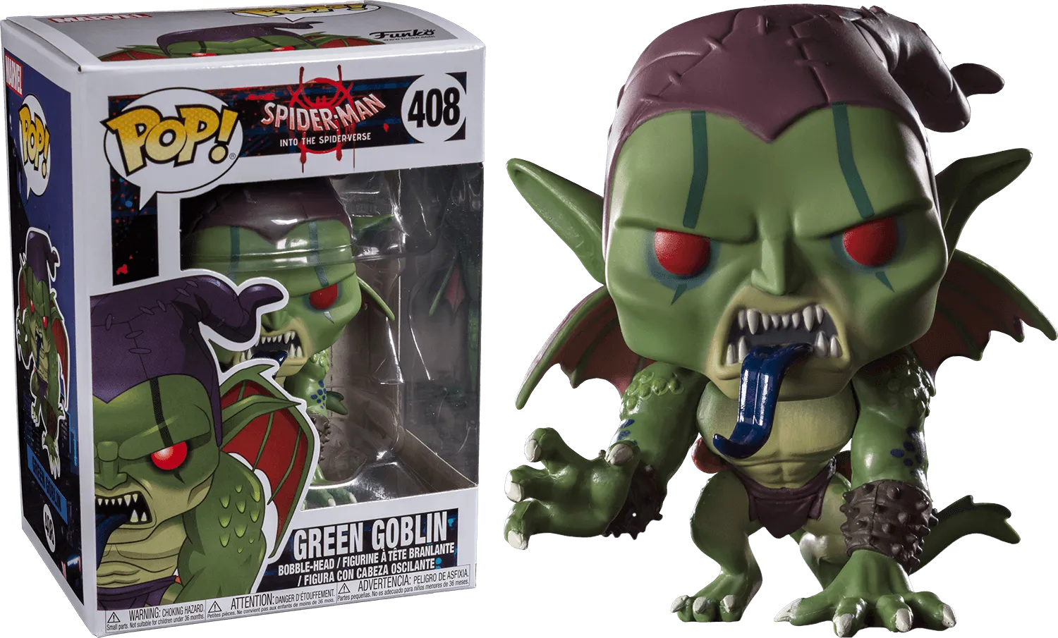 FUN33979 Spider-Man: Into the Spider-Verse - Green Goblin Pop! Vinyl - Funko - Titan Pop Culture