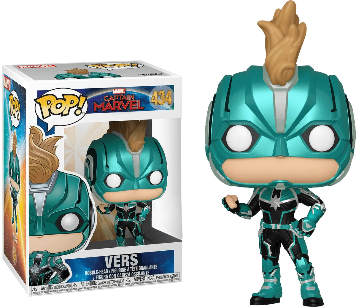 FUN36360 Captain Marvel - Vers Masked Pop! Vinyl - Funko - Titan Pop Culture