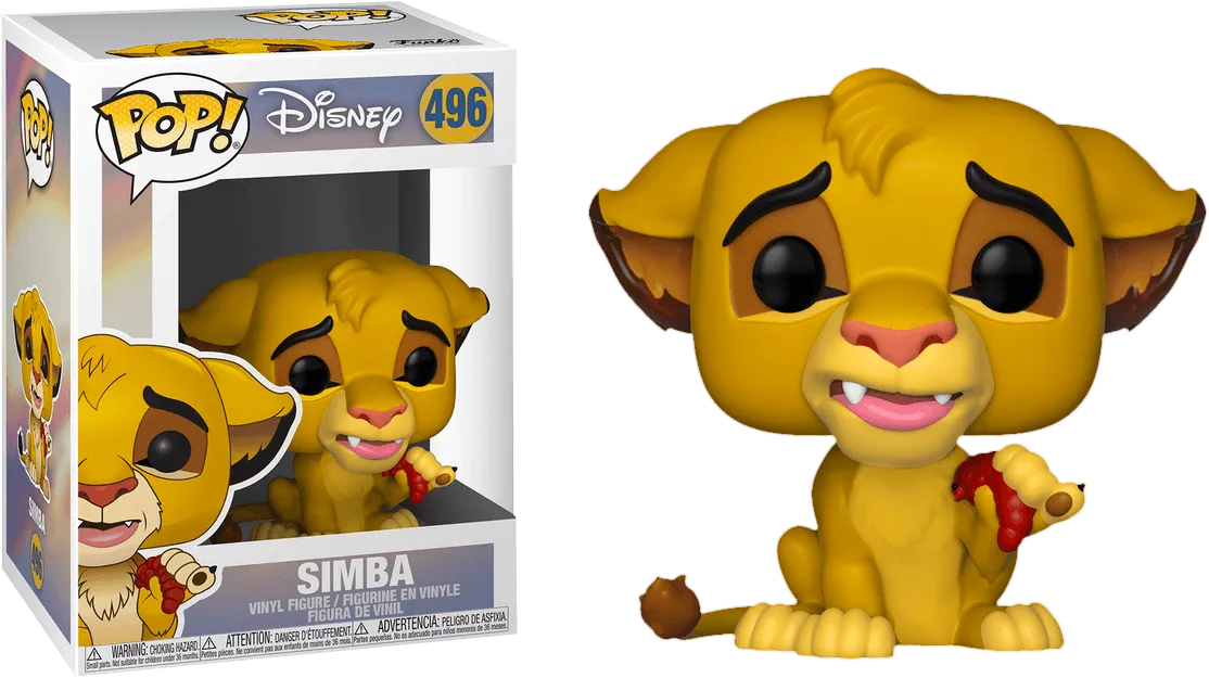 FUN36395 The Lion King (1994) - Simba with Bug Pop! Vinyl - Funko - Titan Pop Culture