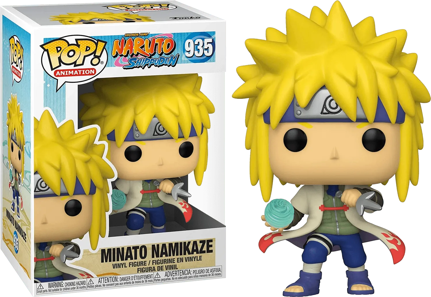 FUN36441 Naruto: Shippuden - Minato (with chase) US Exclusive Pop! Vinyl [RS] - Funko - Titan Pop Culture