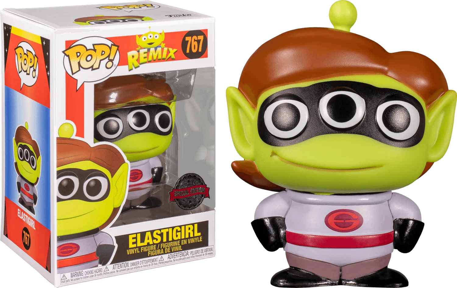 FUN36714 Pixar - Alien Remix Elastigirl Silver Suit US Exclusive Pop! Vinyl [RS] - Funko - Titan Pop Culture