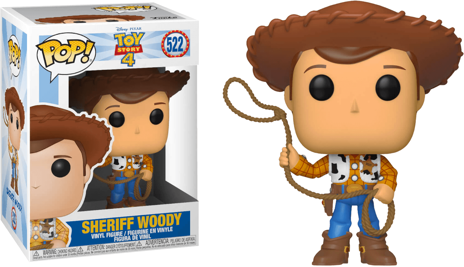 FUN37383 Toy Story 4 - Woody Pop! Vinyl - Funko - Titan Pop Culture