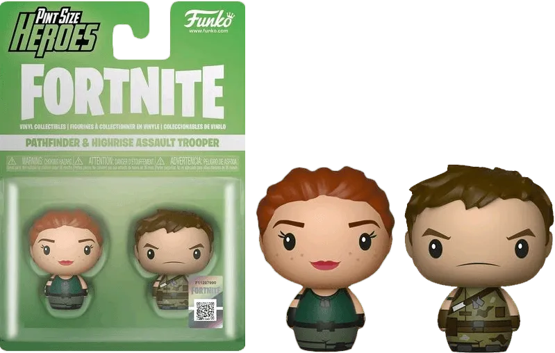 FUN38020 Fortnite - Pathfinder & Highrise Assault Trooper Pint Size Hero 2-pack - Funko - Titan Pop Culture