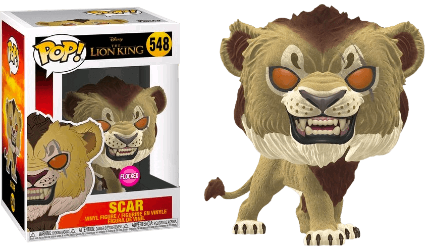 FUN40697 Lion King (2019) - Scar Flocked US Exclusive Pop! Vinyl - Funko - Titan Pop Culture
