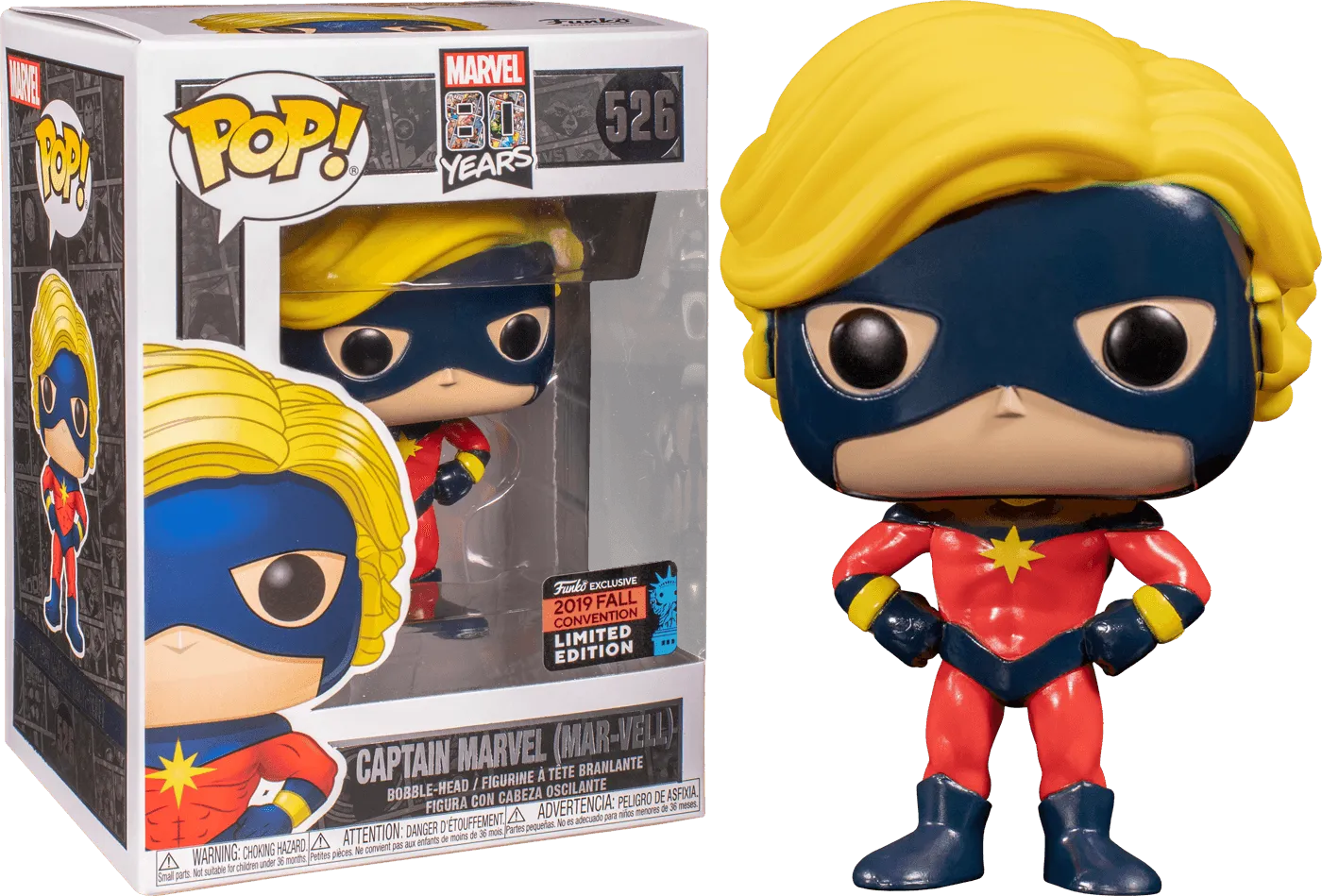 FUN43362 Marvel - Mar-Vell 1st Appearance 80th Anniversary NYCC 2019 US Exclusive Pop! Vinyl - Funko - Titan Pop Culture