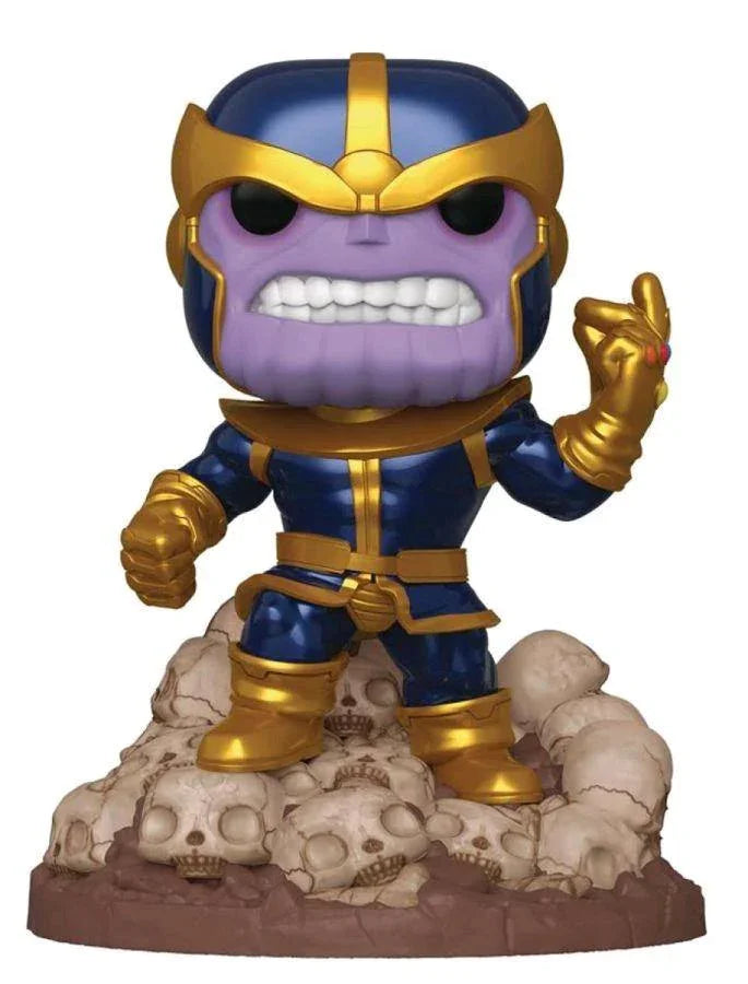 FUN43968 Marvel - Thanos Infinity Saga Metallic 80th Anniversary US Exclusive 6" Pop! Deluxe - Funko - Titan Pop Culture