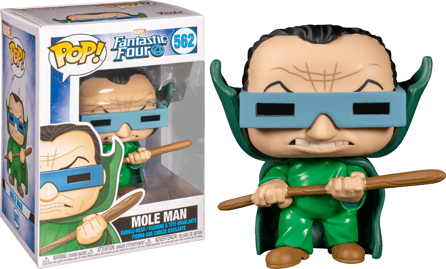 FUN44990 Fantastic Four - Mole Man Pop! Vinyl - Funko - Titan Pop Culture