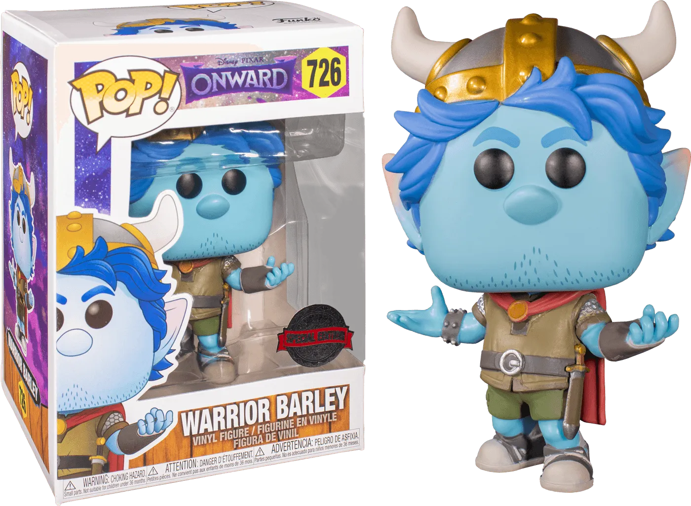 FUN45588 Onward - Barley Warrior US Exclusive Pop! Vinyl [RS] - Funko - Titan Pop Culture