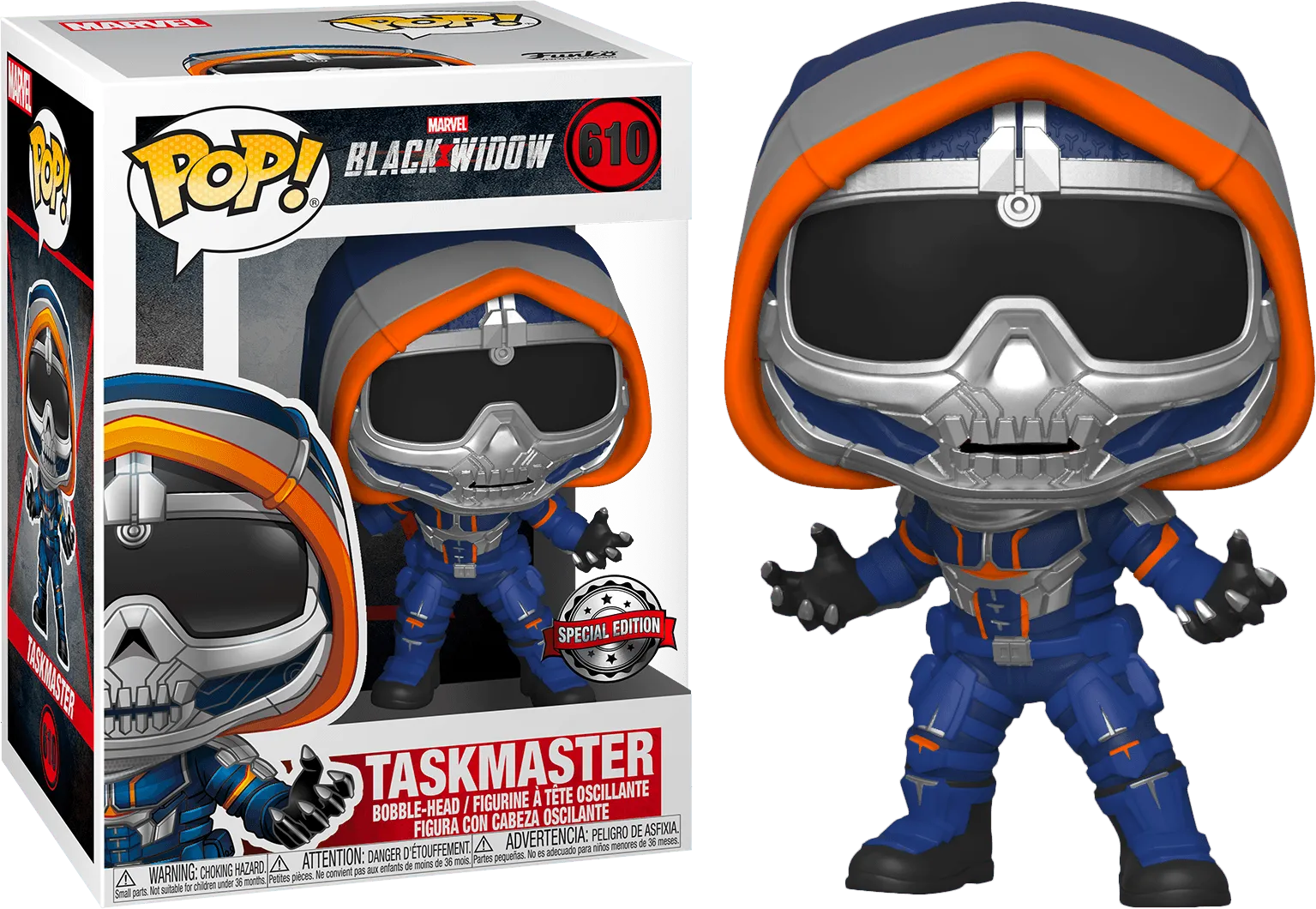 FUN46688 Black Widow - Taskmaster with Claws US Exclusive Pop! Vinyl [RS] - Funko - Titan Pop Culture