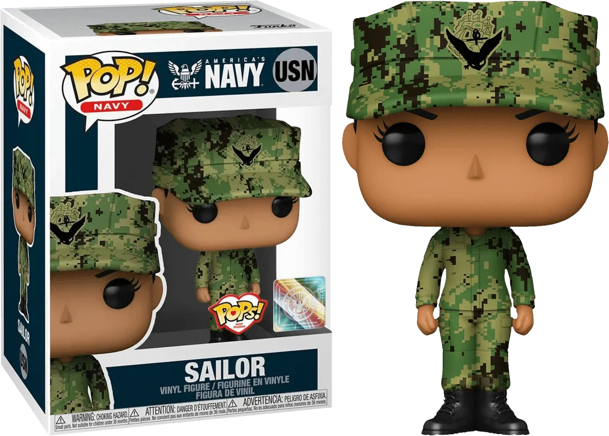 FUN46741 US Military: Navy - Female Hispanic Pop! Vinyl - Funko - Titan Pop Culture