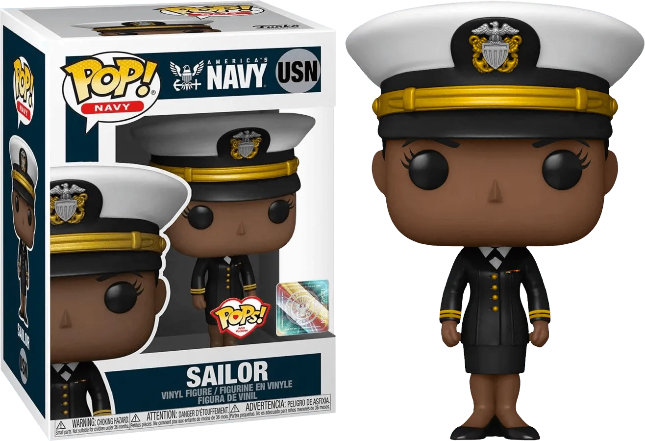 FUN46742 US Military: Navy - Female African American Pop! Vinyl - Funko - Titan Pop Culture