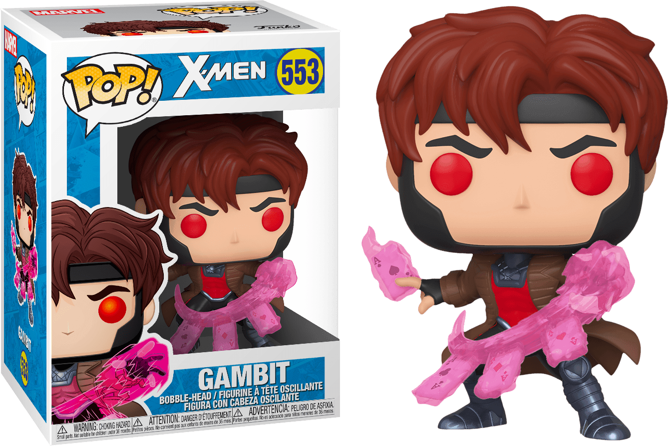X-Men - Gambit with Cards Pop! Vinyl Funko Titan Pop Culture