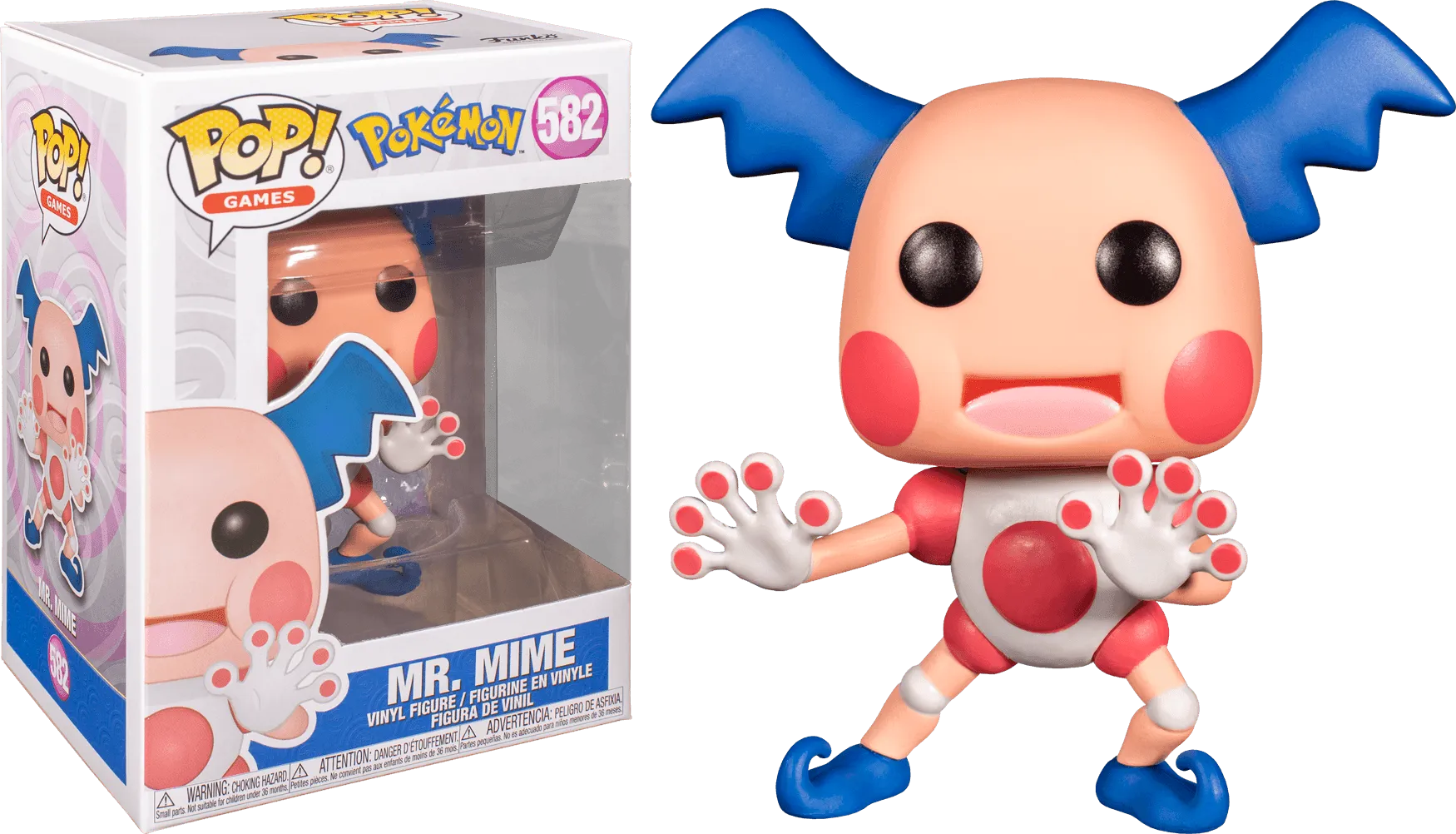 FUN46865 Pokemon - Mr Mime Pop! Vinyl [RS] - Funko - Titan Pop Culture