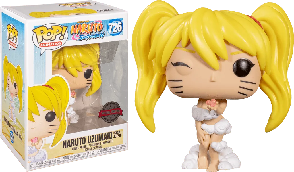FUN47079 Naruto: Shippuden - Naruto Sexy Jutsu US Exclusive Pop! Vinyl [RS] - Funko - Titan Pop Culture