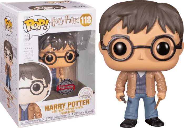 FUN47345 Harry Potter - Harry with Two Wands US Exclusive Pop! Vinyl [RS] - Funko - Titan Pop Culture