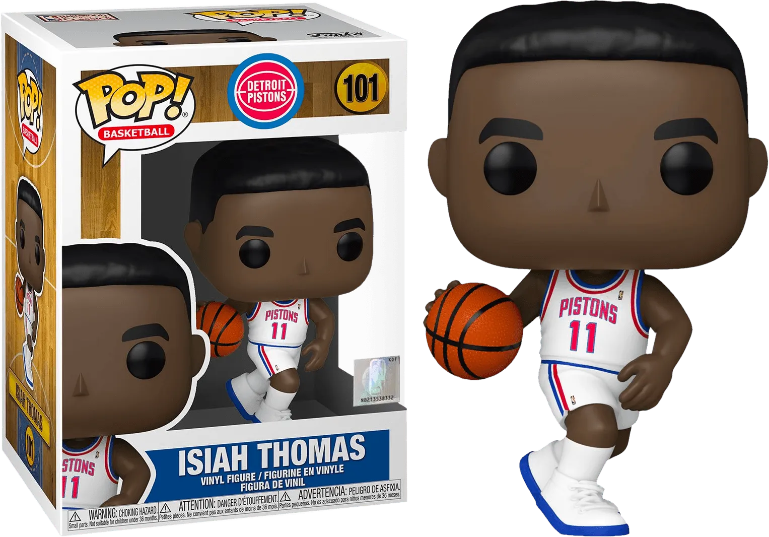 FUN47910 NBA: Legends - Isiah Thomas (Pistons Home) Pop! Vinyl - Funko - Titan Pop Culture