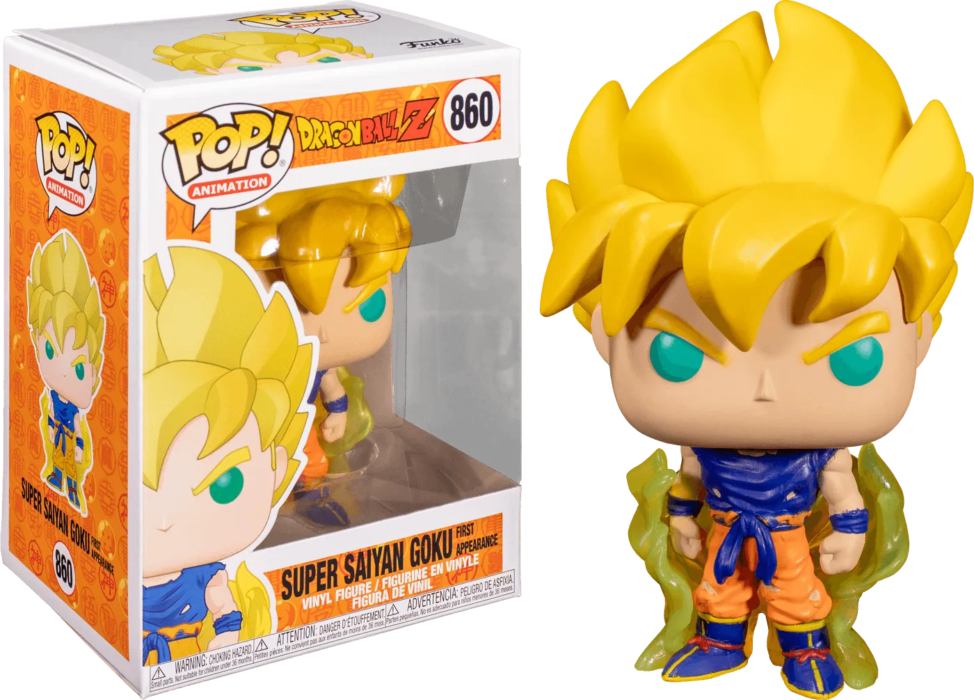 FUN48600 Dragon Ball Z - Goku Super Saiyan First Appearance Pop! Vinyl - Funko - Titan Pop Culture