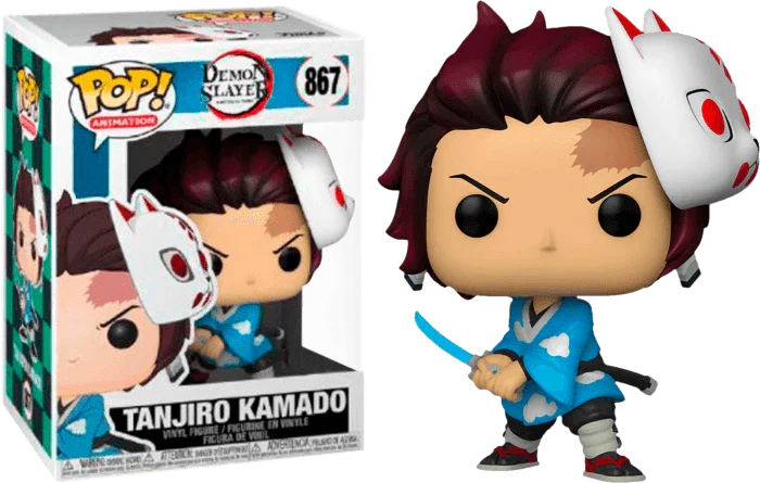 FUN49632 Demon Slayer - Tanjiro with Mask US Exclusive Pop! Vinyl [RS] - Funko - Titan Pop Culture