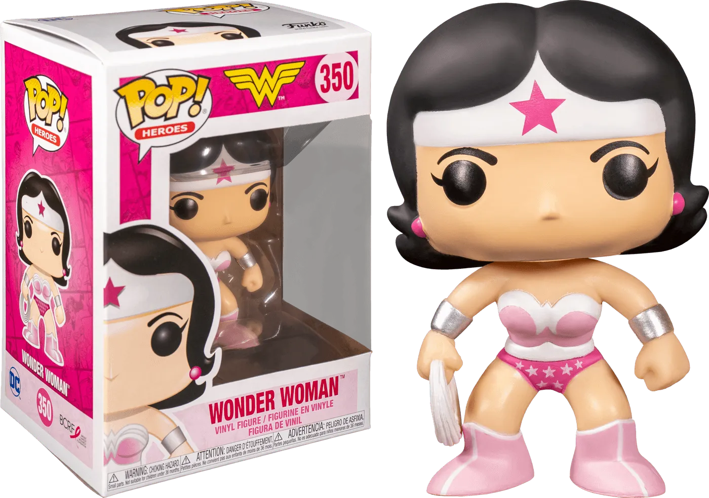 FUN49989 Wonder Woman - Wonder Woman Breast Cancer Awareness Pop! Vinyl - Funko - Titan Pop Culture