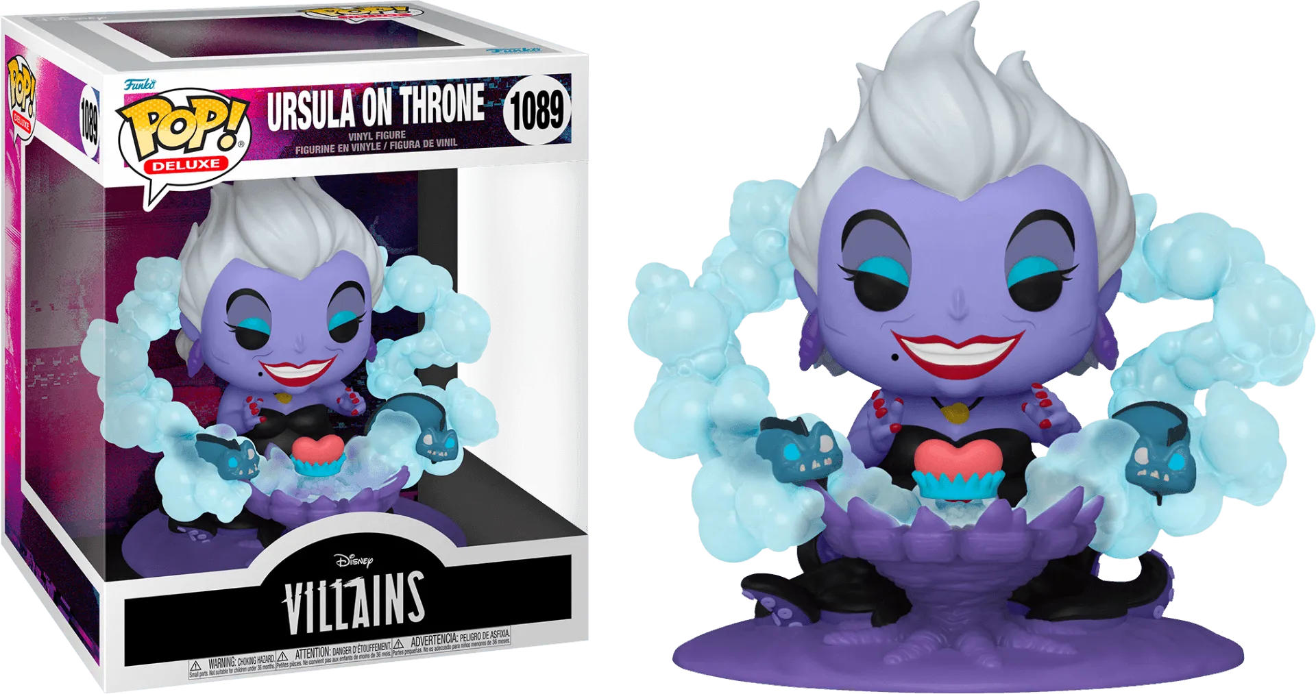 FUN50271 Disney Villains - Ursula on Throne Pop! Deluxe - Funko - Titan Pop Culture