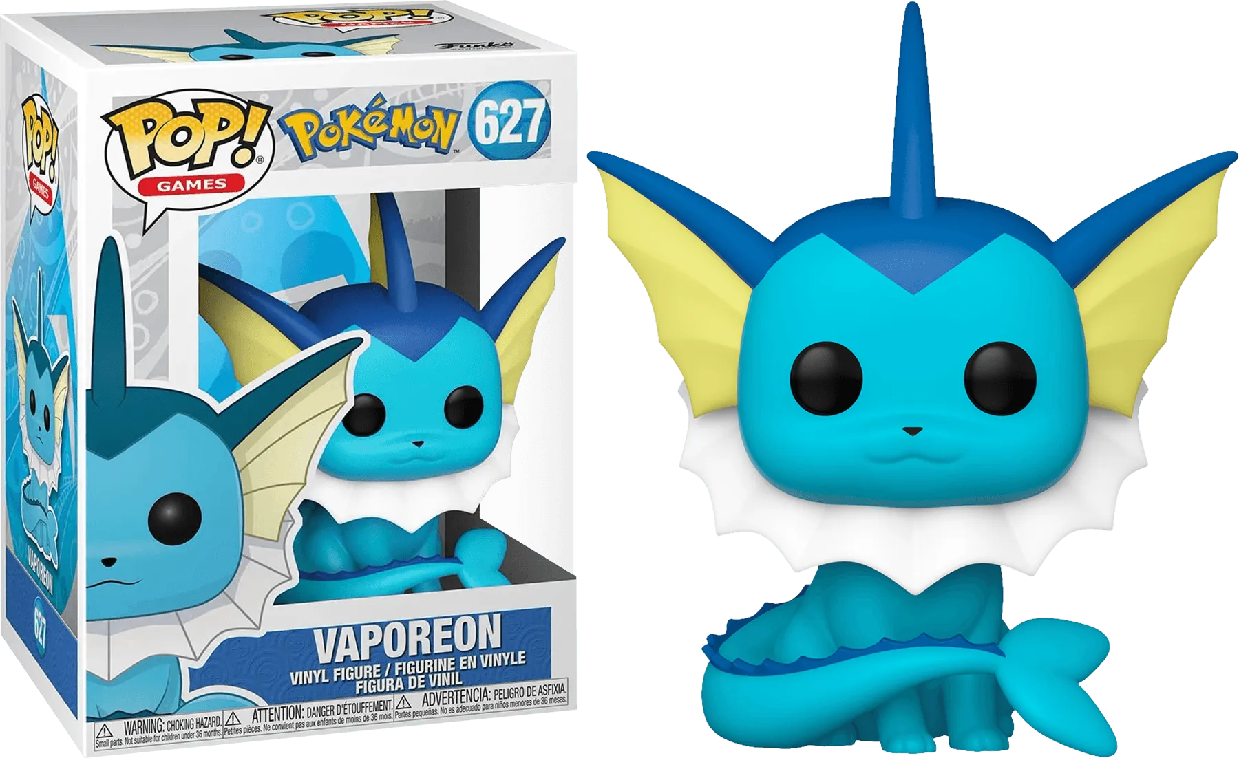 FUN50545 Pokemon - Vaporeon Pop! Vinyl [RS] - Funko - Titan Pop Culture