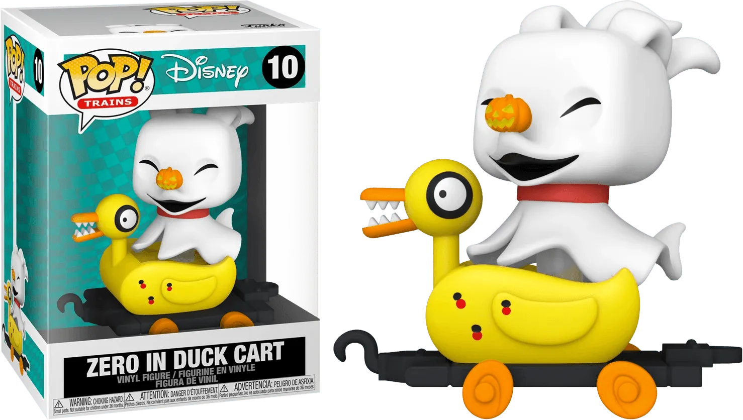 FUN50633 The Nightmare Before Christmas - Zero in Duck Cart Pop! Vinyl - Funko - Titan Pop Culture