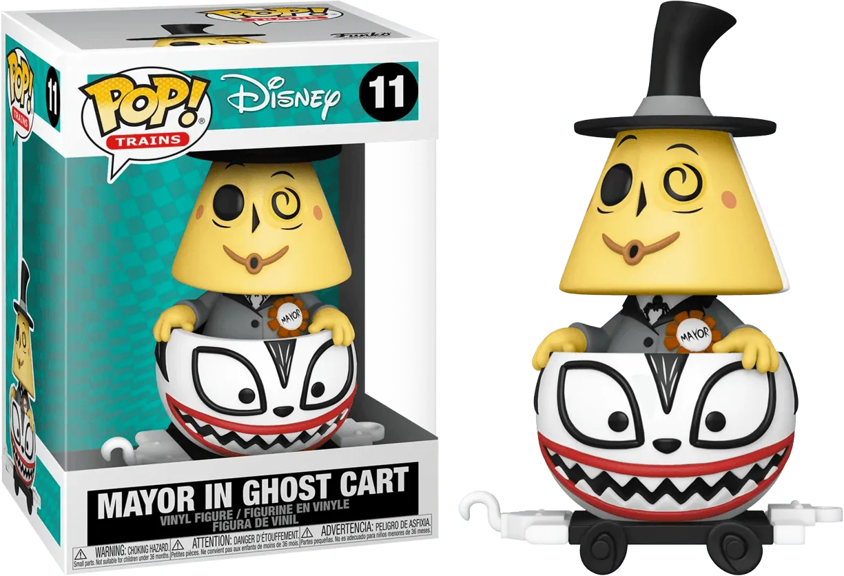 FUN50634 The Nightmare Before Christmas - Mayor in Ghost Cart Pop! Vinyl - Funko - Titan Pop Culture