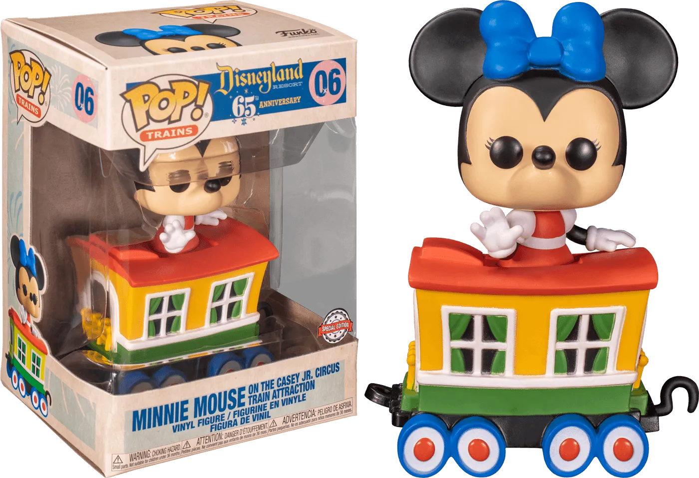 FUN50949 Disneyland 65th Anniversary - Minnie Train Carriage US Exclusive Pop! Vinyl [RS] - Funko - Titan Pop Culture
