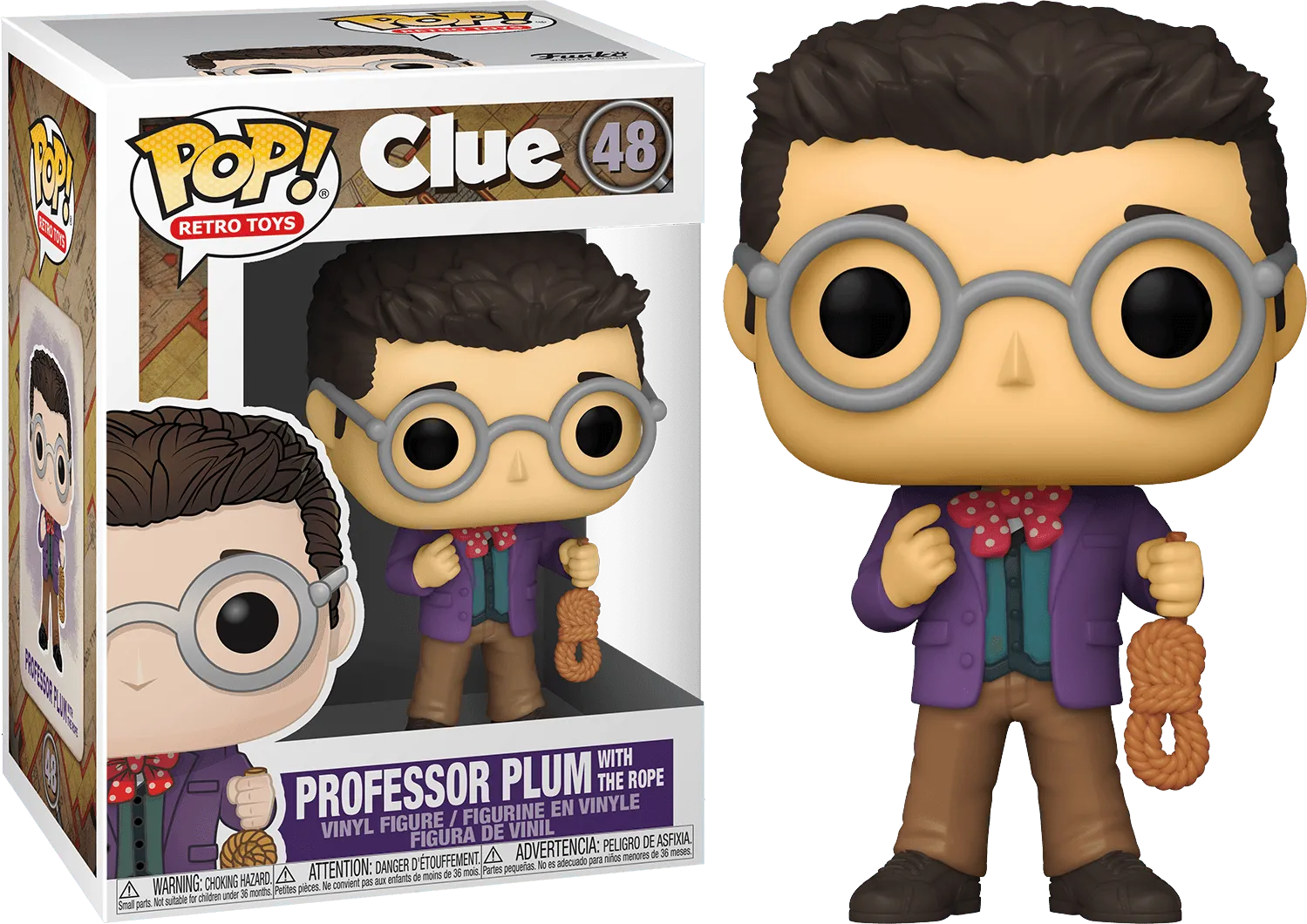 FUN51450 Clue - Professor Plum with Rope Pop! Vinyl - Funko - Titan Pop Culture