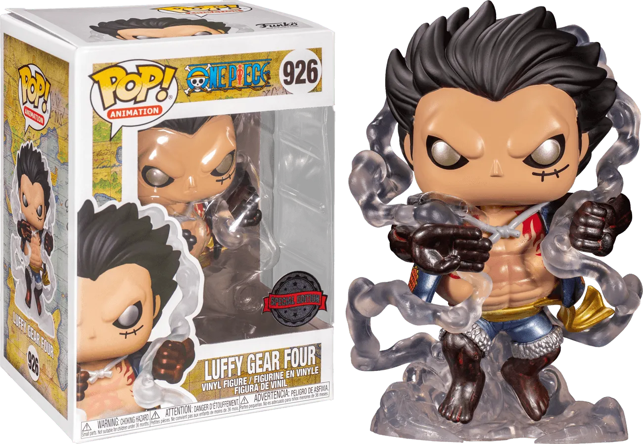 FUN51736 One Piece - Luffy Gear 4 Metallic US Exclusive Pop! Vinyl [RS] - Funko - Titan Pop Culture