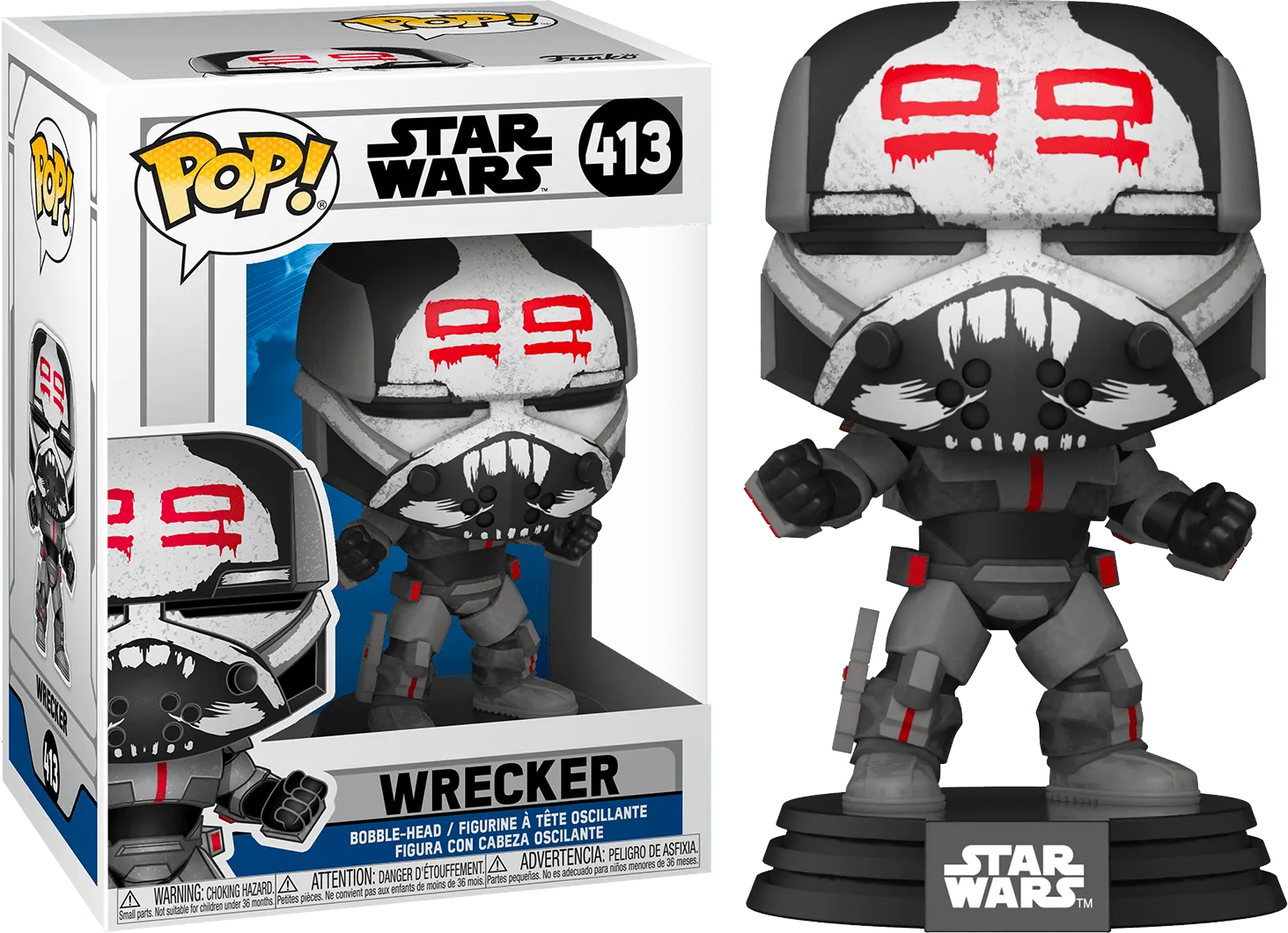 FUN52027 Star Wars: Clone Wars - Wrecker Pop! Vinyl - Funko - Titan Pop Culture