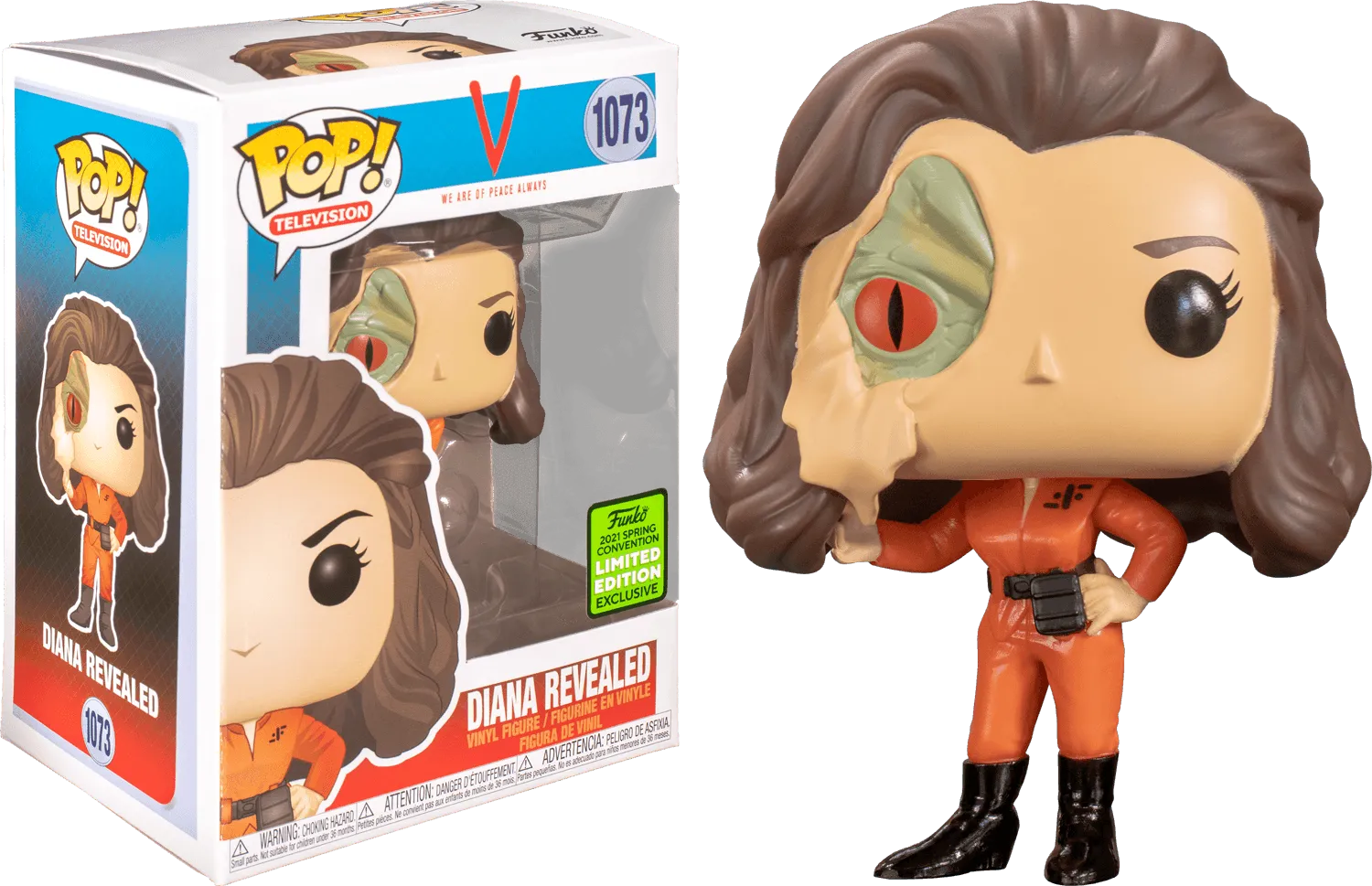 FUN52031 V - Diana Lizard Face ECCC 2021 US Exclusive Pop! Vinyl [RS] - Funko - Titan Pop Culture