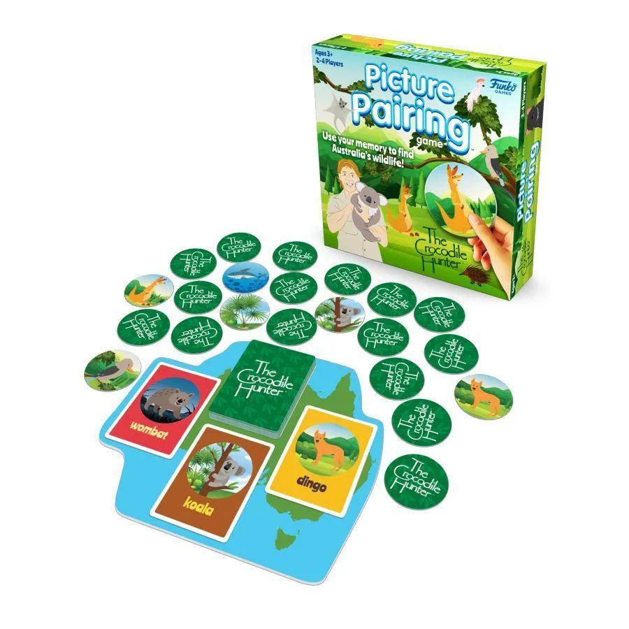 FUN52374 Crocodile Hunter - Picture Pairing Game - Funko - Titan Pop Culture