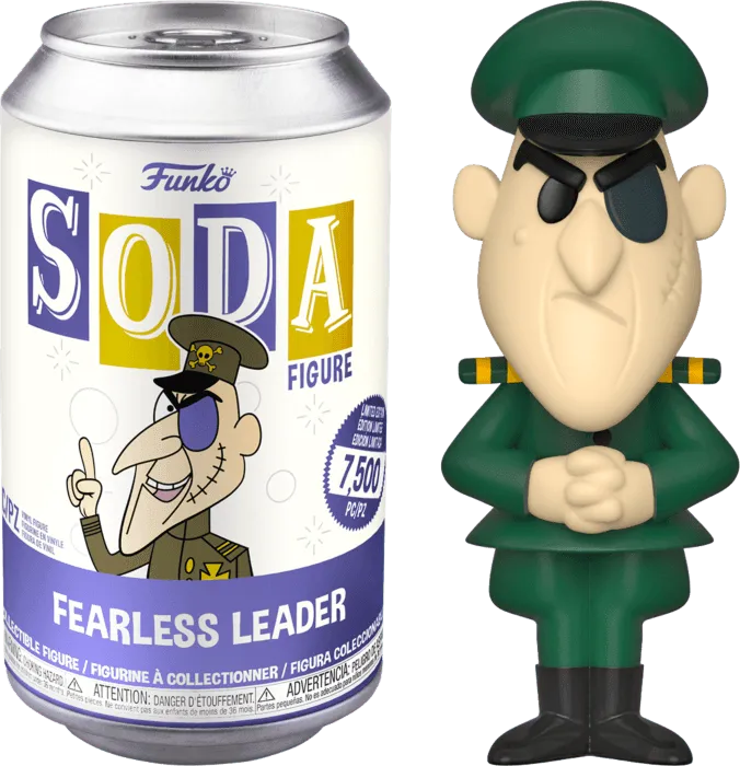 FUN52382 Rocky & Bullwinkle - Fearless Leader (with chase) Vinyl Soda - Funko - Titan Pop Culture
