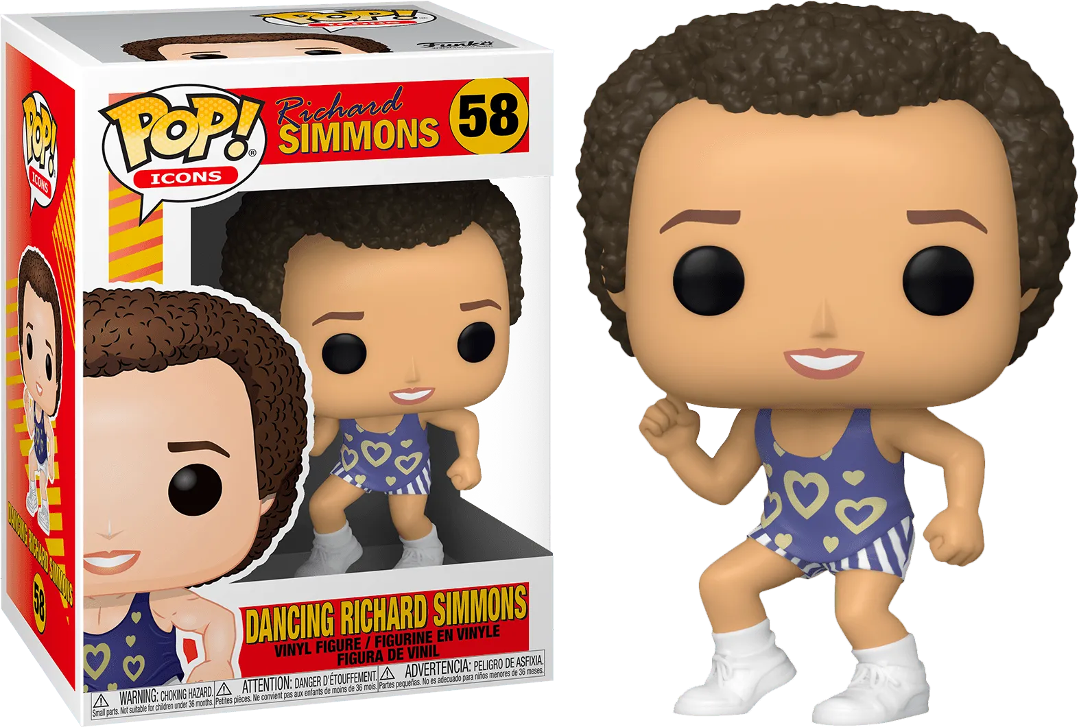 FUN52615 Richard Simmons - Richard Simmons Dancing Pop! Vinyl - Funko - Titan Pop Culture
