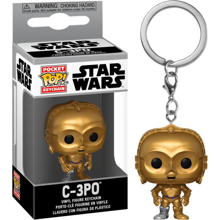 FUN53056 Star Wars - C-3PO Pocket Pop! Keychain - Funko - Titan Pop Culture