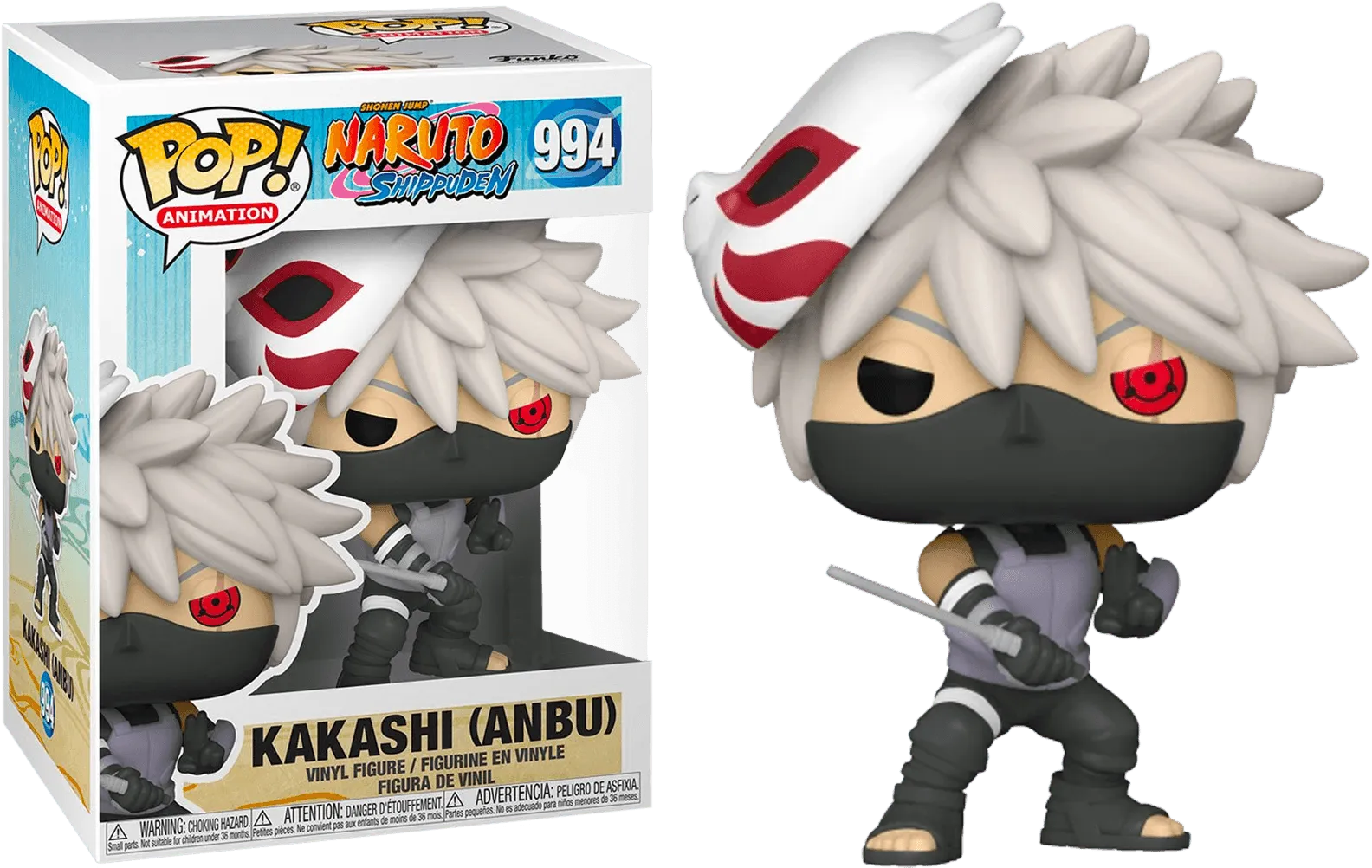 FUN53697 Naruto: Shippuden - Anbu Kakashi (with chase) US Exclusive Pop! Vinyl [RS] - Funko - Titan Pop Culture