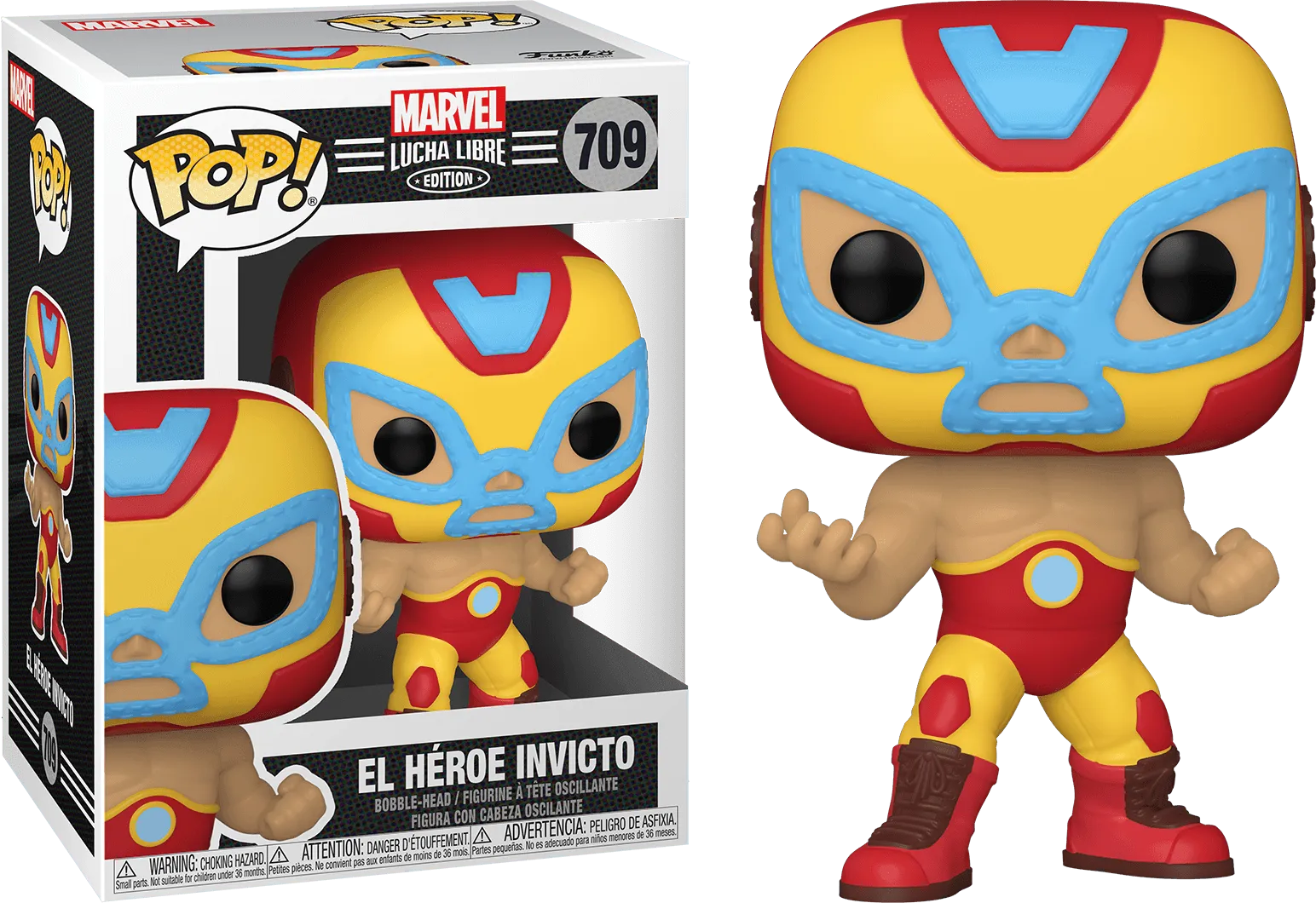 FUN53871 Marvel Lucha Libre - El Heroe Invicto Pop! Vinyl - Funko - Titan Pop Culture
