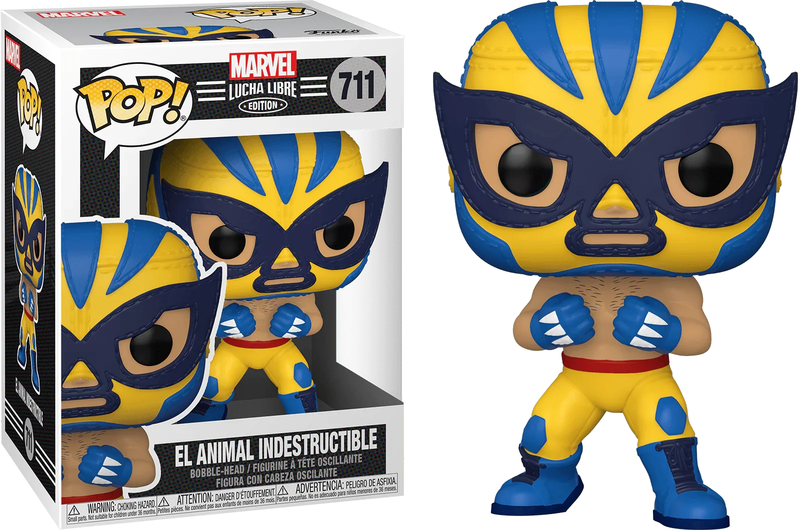 FUN53873 Marvel Lucha Libre - El Animal Indestructible Pop! Vinyl - Funko - Titan Pop Culture