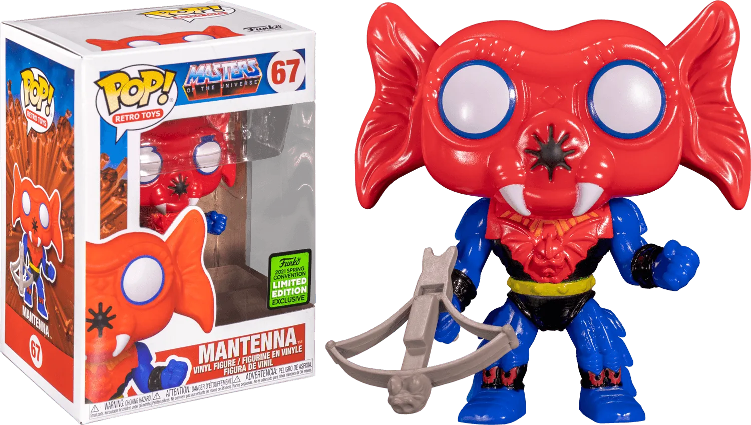 FUN54249 Masters of the Universe - Mantenna Pop! Vinyl ECCC 2021 [RS] - Funko - Titan Pop Culture