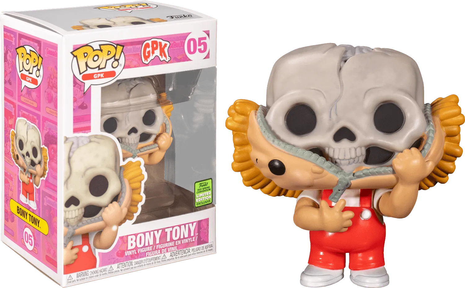 FUN54268 Garbage Pail Kids - Bony Tony ECCC 2021 US Exclusive Pop! Vinyl [RS] - Funko - Titan Pop Culture