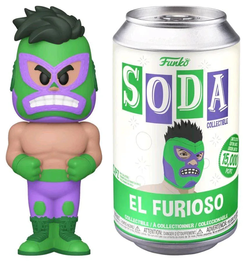 FUN54508 Hulk - Hulk Luchadore (with chase) Vinyl Soda - Funko - Titan Pop Culture