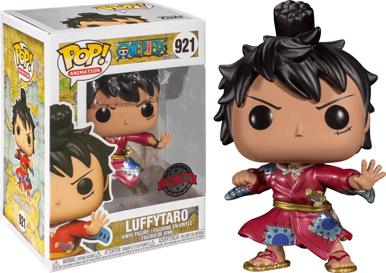 FUN54532 One Piece - Luffy in Kimono Metallic US Exclusive Pop! Vinyl [RS] - Funko - Titan Pop Culture
