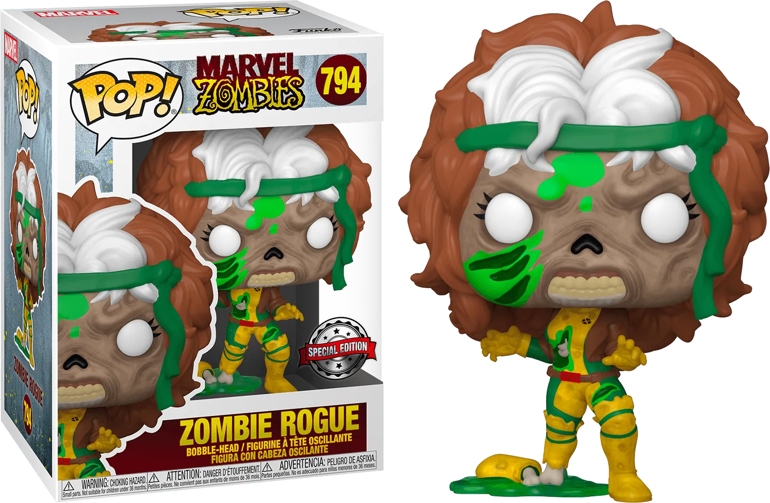 FUN54561 Marvel Zombies - Rogue US Exclusive Pop! Vinyl [RS] - Funko - Titan Pop Culture