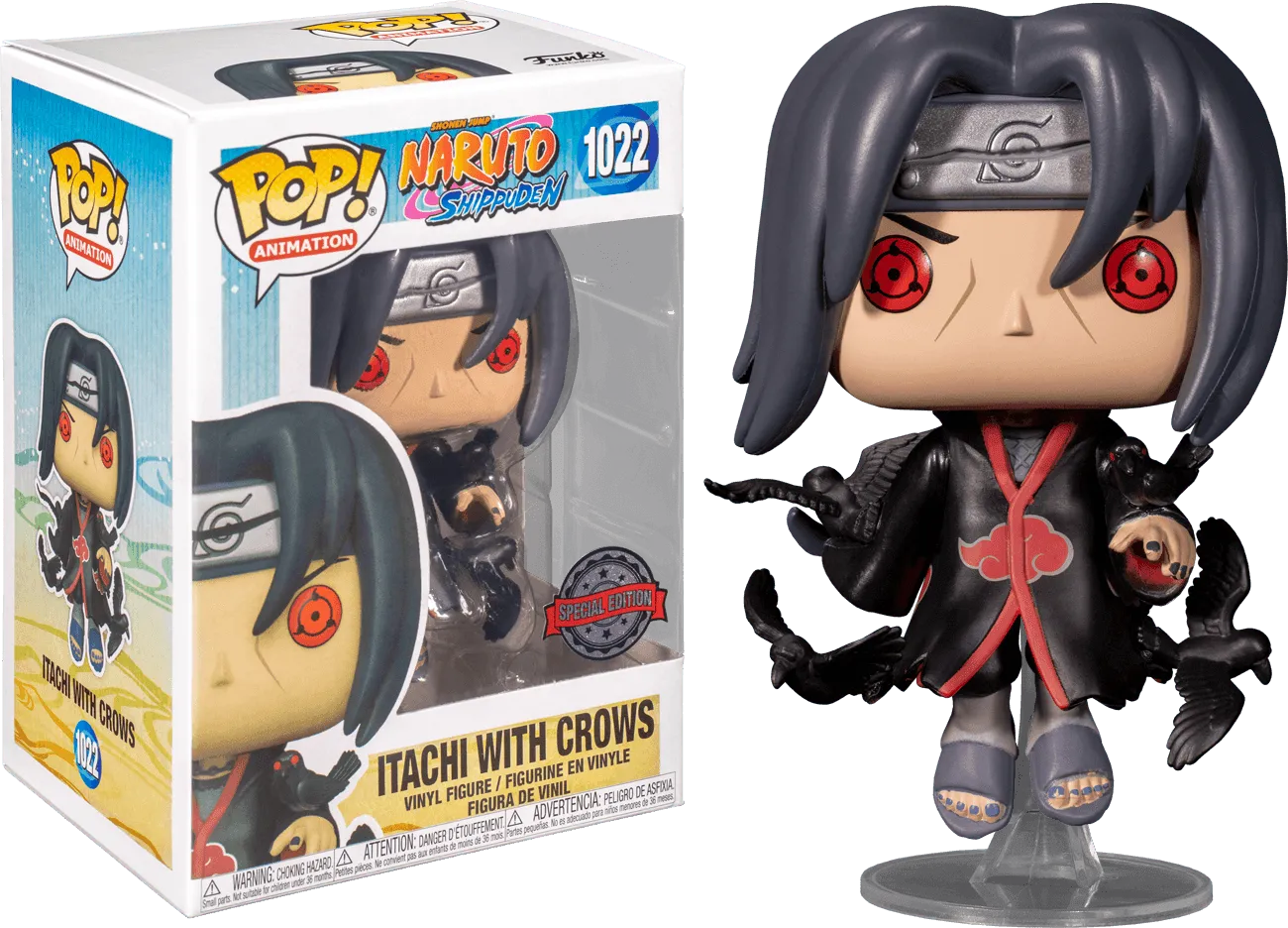 FUN54581 Naruto: Shippuden - Itachi with Crows US Exclusive Pop! Vinyl [RS] - Funko - Titan Pop Culture