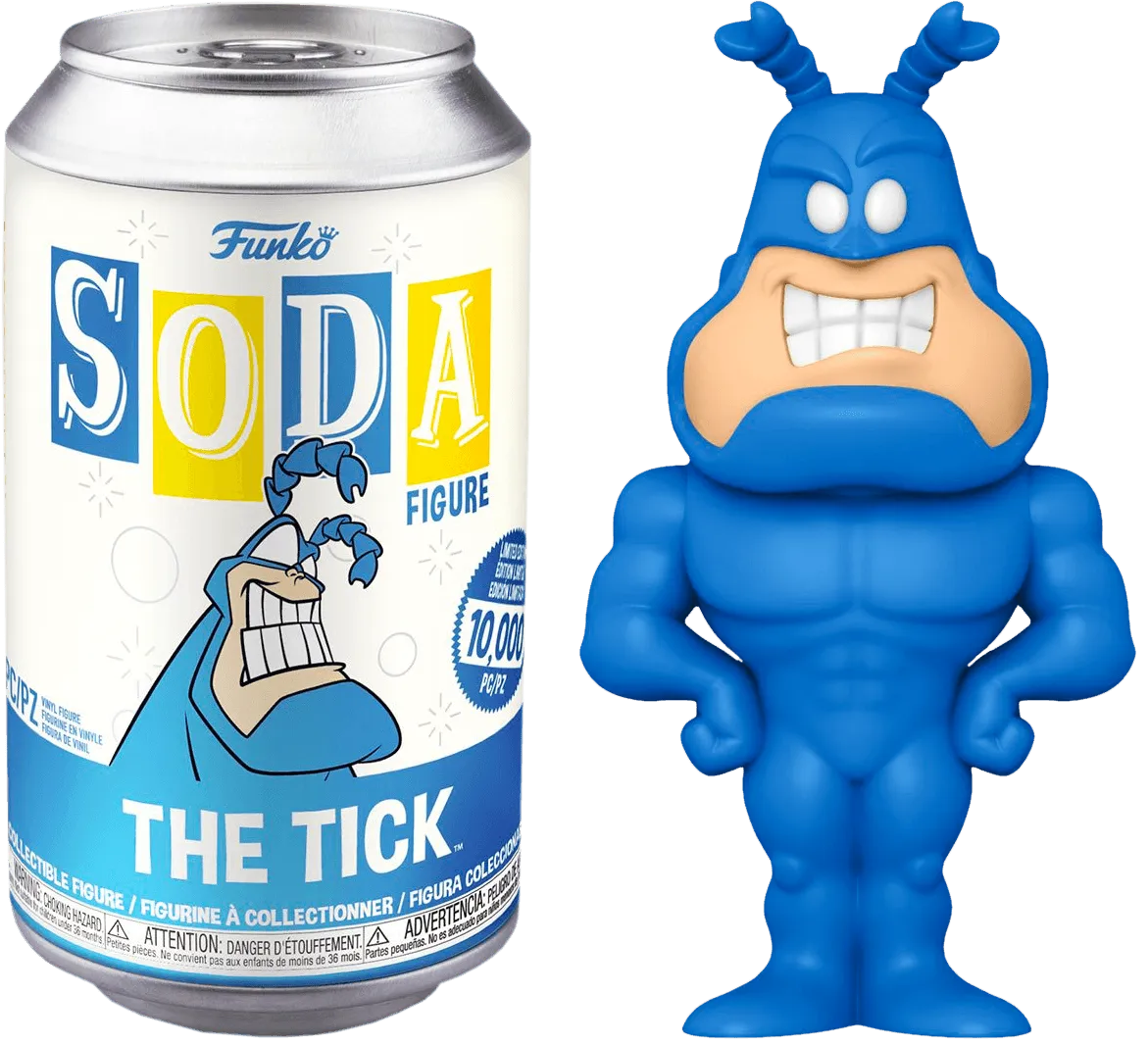 FUN54600 The Tick - The Tick (with chase) Vinyl Soda - Funko - Titan Pop Culture