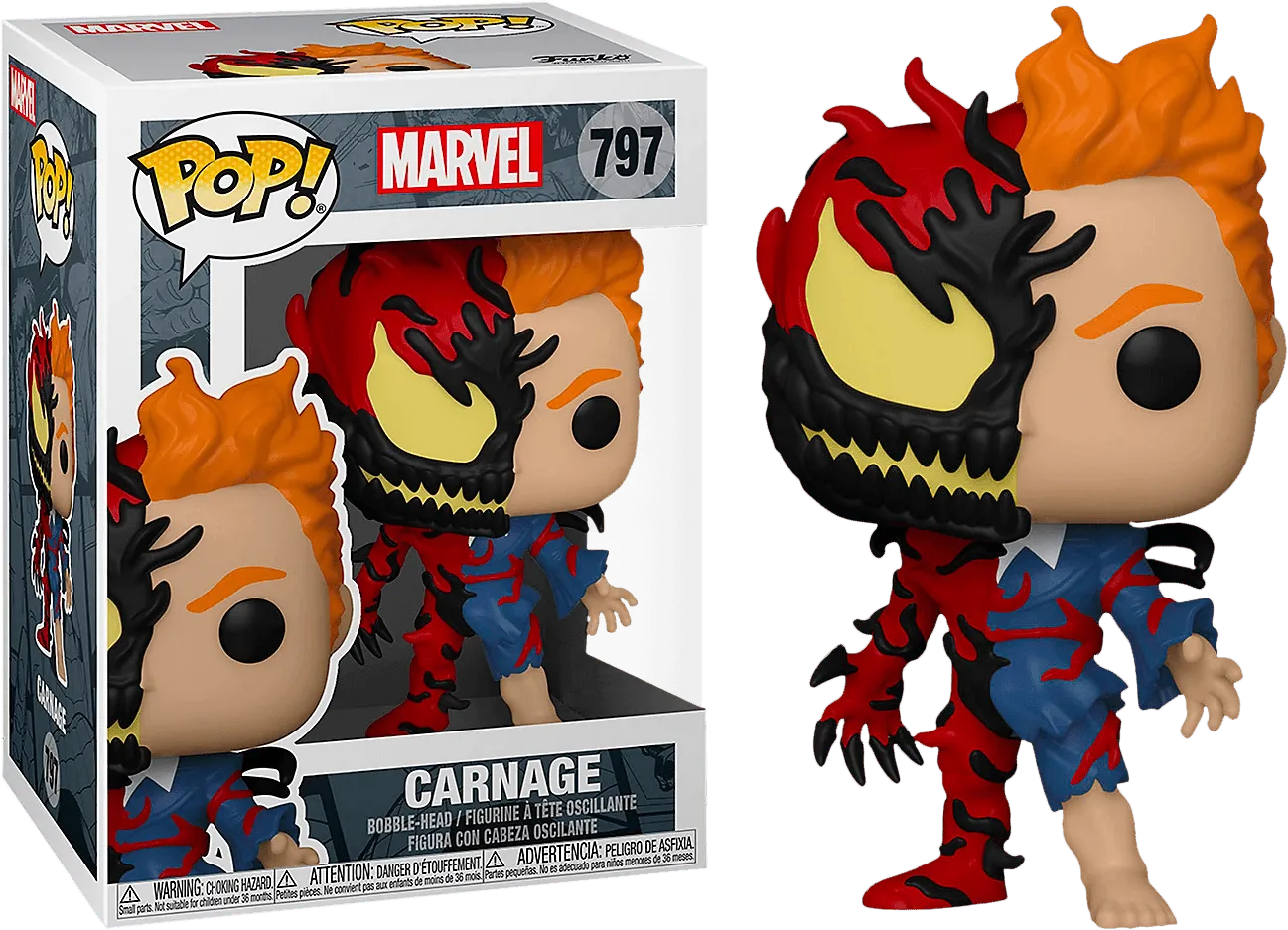 FUN54615 Spider-Man - Carnage US Exclusive Pop! Vinyl [RS] - Funko - Titan Pop Culture