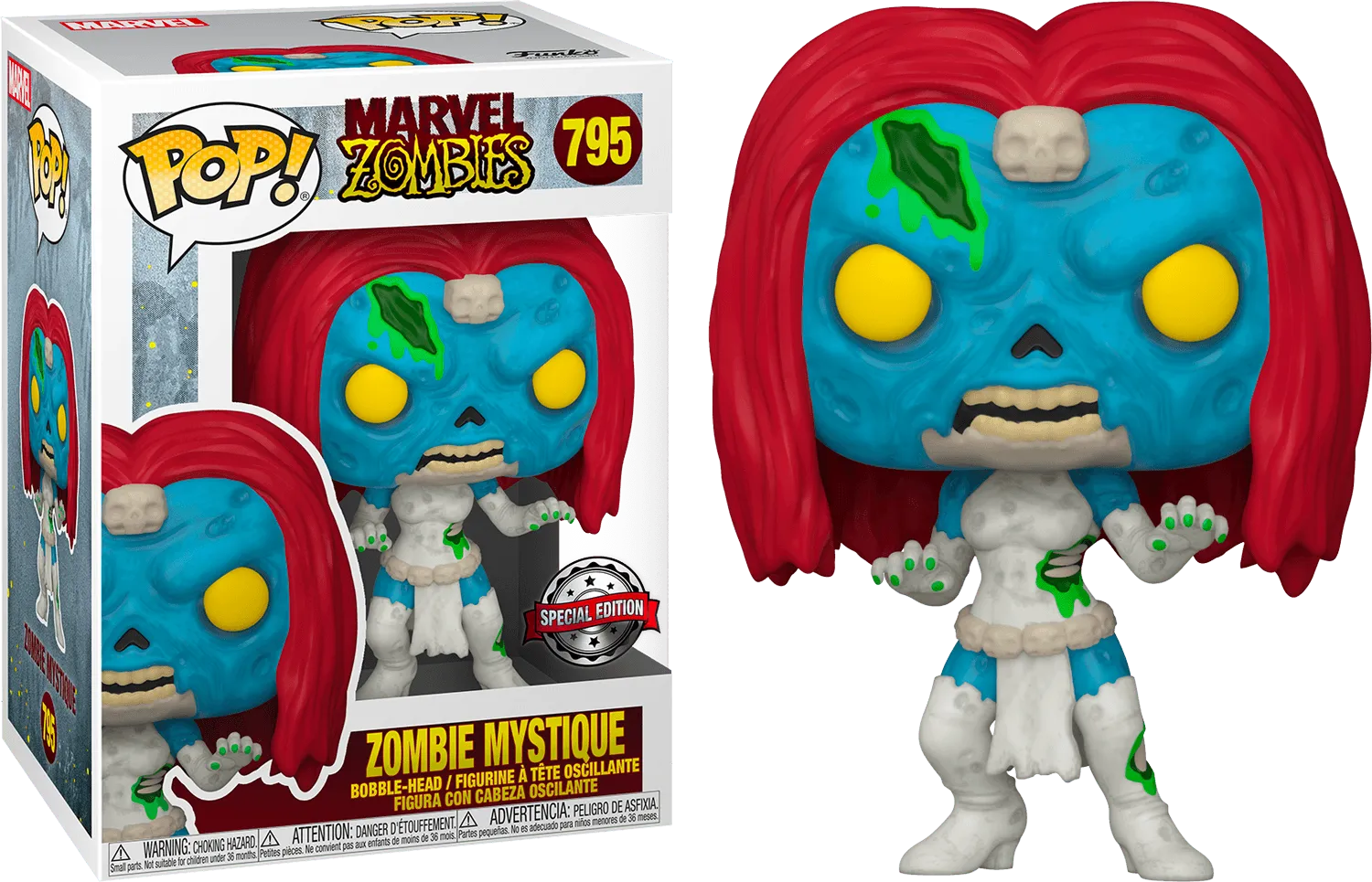 FUN54636 Marvel Zombies - Mystique US Exclusive Pop! Vinyl [RS] - Funko - Titan Pop Culture